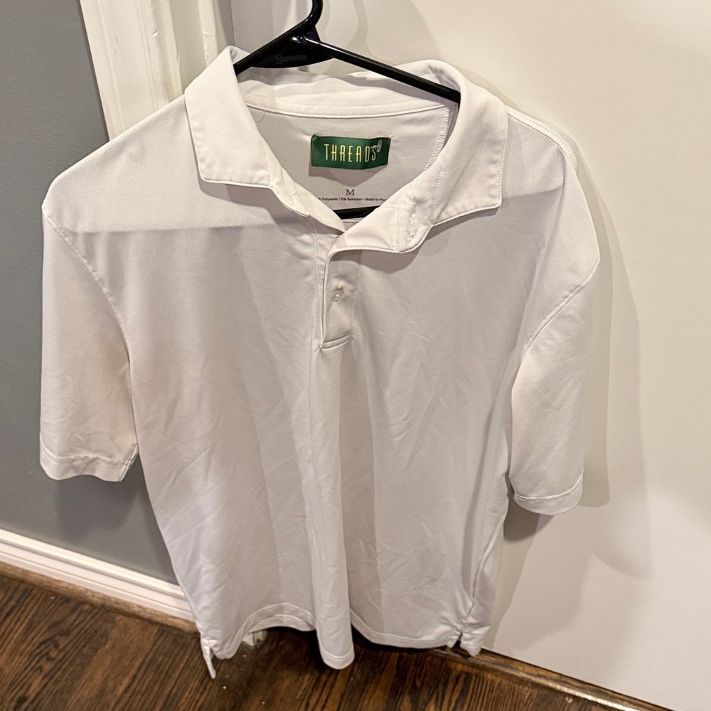 White Threads Polo